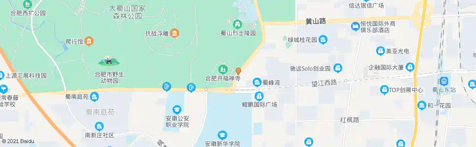 合肥开福寺_公交站地图_合肥公交_妙搜公交查询2025