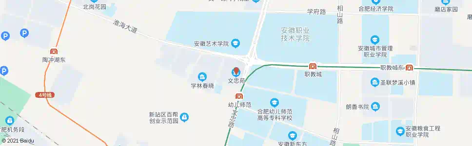 合肥文忠苑_公交站地图_合肥公交_妙搜公交查询2025