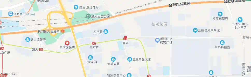 合肥义兴_公交站地图_合肥公交_妙搜公交查询2025