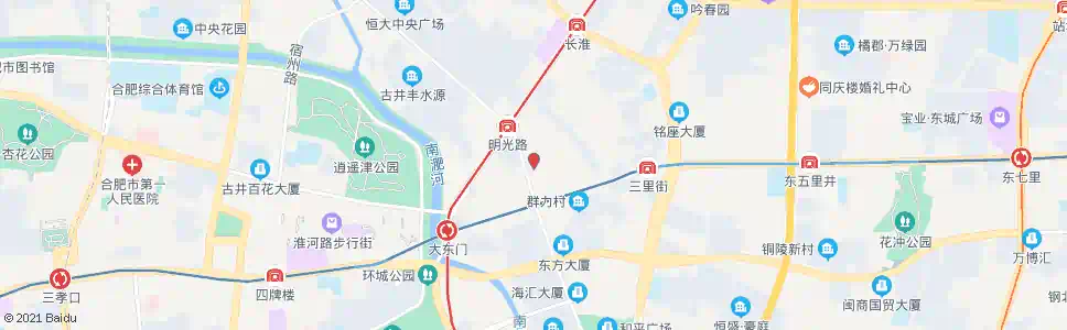 合肥长丰长途汽车站_公交站地图_合肥公交_妙搜公交查询2025