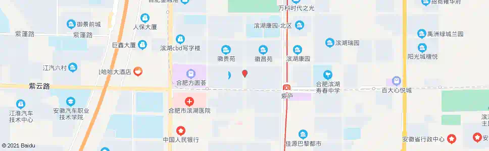 合肥徽杰苑_公交站地图_合肥公交_妙搜公交查询2025