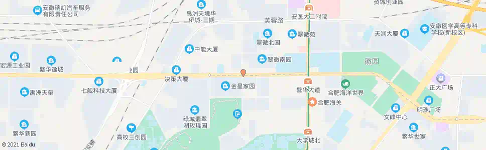 合肥繁松路口_公交站地图_合肥公交_妙搜公交查询2025