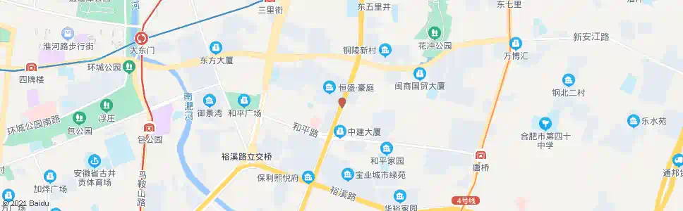 合肥杨老岗_公交站地图_合肥公交_妙搜公交查询2025