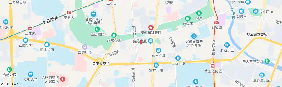 合肥桐城路_公交站地图_合肥公交_妙搜公交查询2025