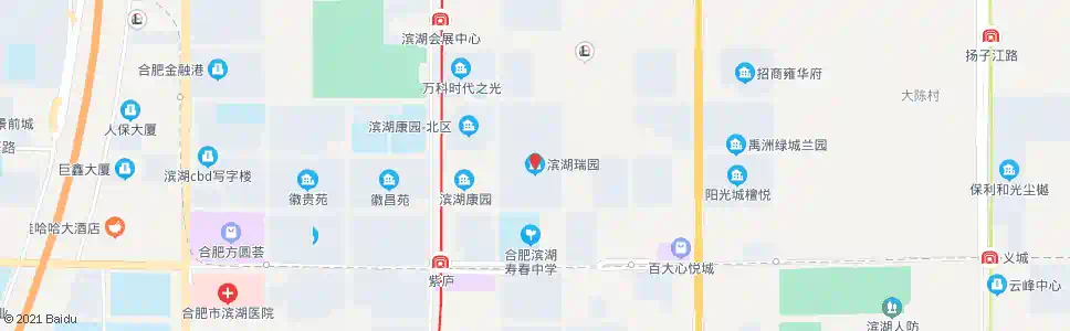 合肥滨湖瑞园_公交站地图_合肥公交_妙搜公交查询2025