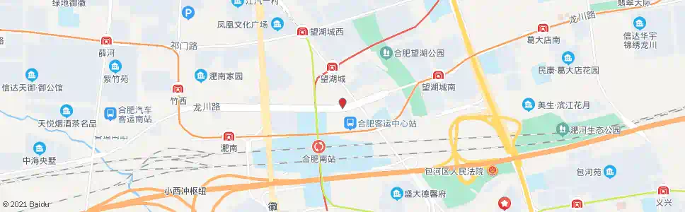 合肥庐川路口西_公交站地图_合肥公交_妙搜公交查询2025