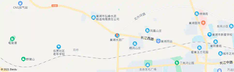 合肥巢湖水泥厂_公交站地图_合肥公交_妙搜公交查询2025