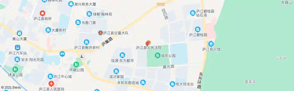 合肥庐江法院_公交站地图_合肥公交_妙搜公交查询2025