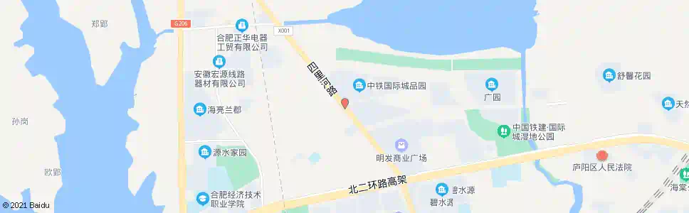 合肥龙王村_公交站地图_合肥公交_妙搜公交查询2025