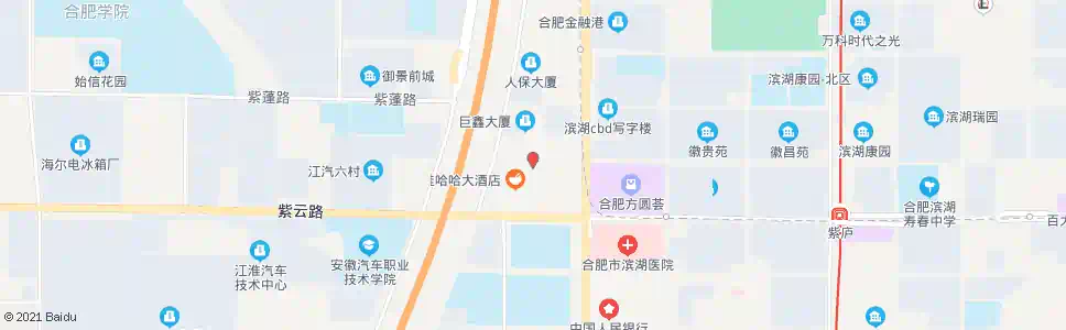 合肥滨湖城市天地_公交站地图_合肥公交_妙搜公交查询2025