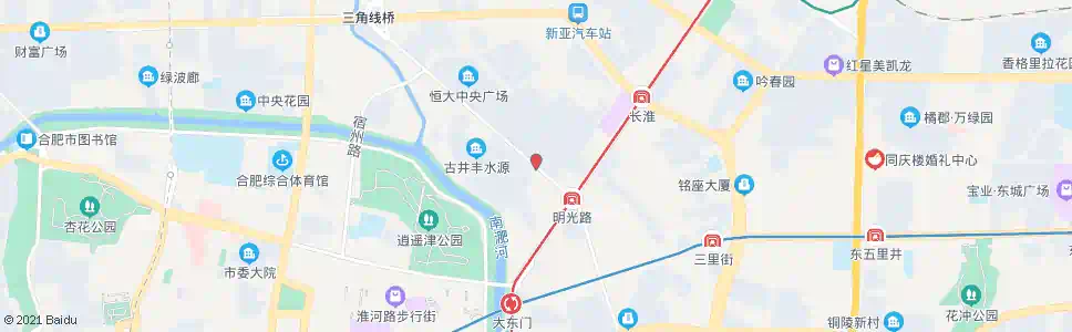 合肥建设村_公交站地图_合肥公交_妙搜公交查询2025