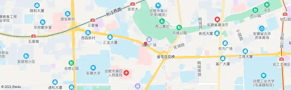 合肥安医站_公交站地图_合肥公交_妙搜公交查询2025