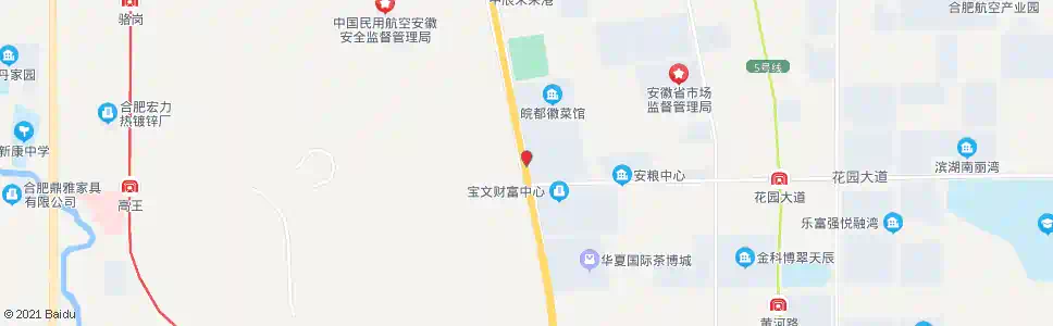 合肥花园_公交站地图_合肥公交_妙搜公交查询2025
