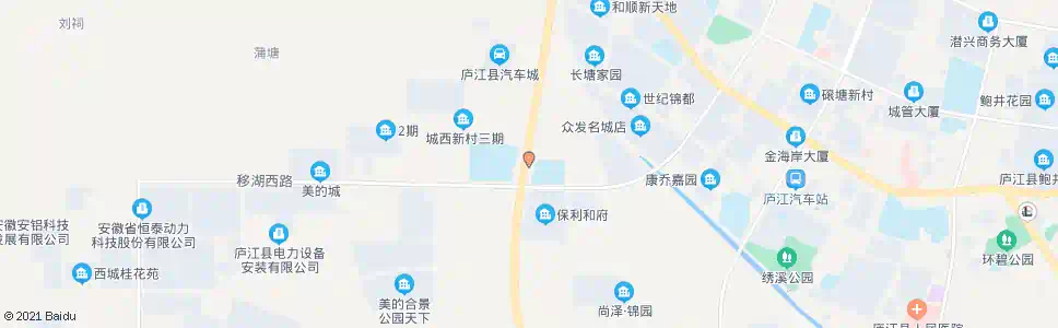 合肥庐江八中_公交站地图_合肥公交_妙搜公交查询2025