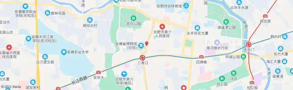 合肥城隍庙_公交站地图_合肥公交_妙搜公交查询2025
