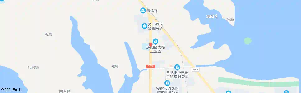 合肥大杨小学_公交站地图_合肥公交_妙搜公交查询2025