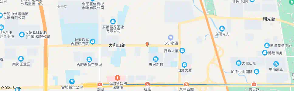 合肥南岗中学_公交站地图_合肥公交_妙搜公交查询2025