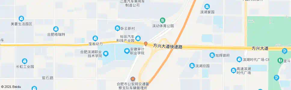 合肥霍岗_公交站地图_合肥公交_妙搜公交查询2025
