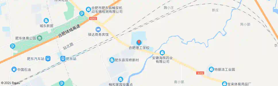 合肥肥东职高_公交站地图_合肥公交_妙搜公交查询2025