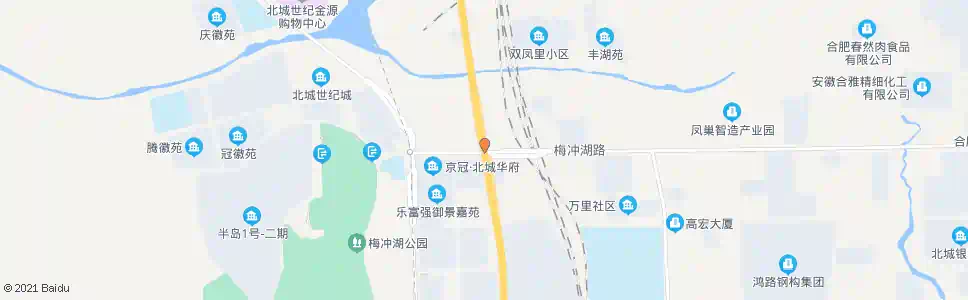 合肥戴岗_公交站地图_合肥公交_妙搜公交查询2025