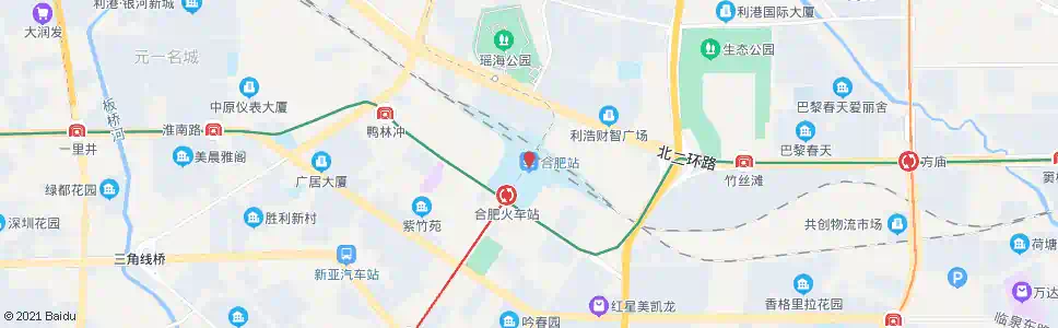 合肥河坝头_公交站地图_合肥公交_妙搜公交查询2025