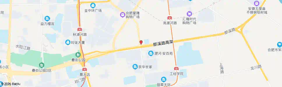 合肥贾大郢村_公交站地图_合肥公交_妙搜公交查询2025