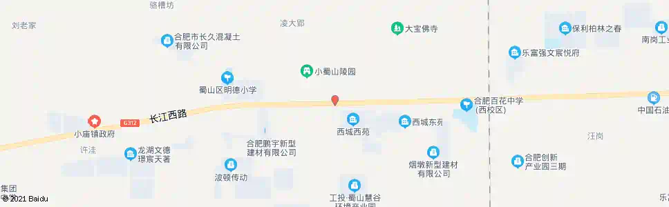 合肥小蜀山_公交站地图_合肥公交_妙搜公交查询2025