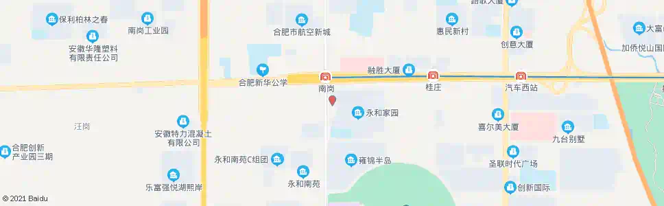 合肥长彩路口_公交站地图_合肥公交_妙搜公交查询2025