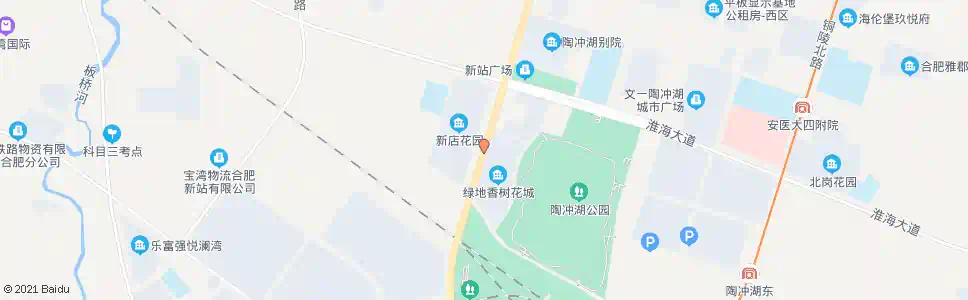 合肥沈大坝_公交站地图_合肥公交_妙搜公交查询2025