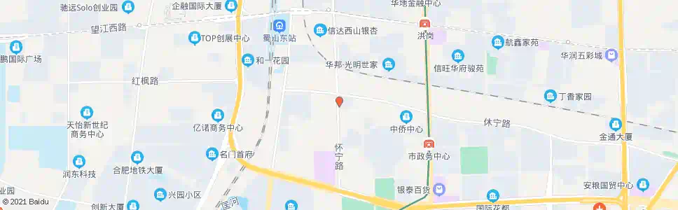 合肥民主党派办公楼_公交站地图_合肥公交_妙搜公交查询2025
