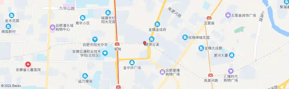 合肥小朱岗_公交站地图_合肥公交_妙搜公交查询2025