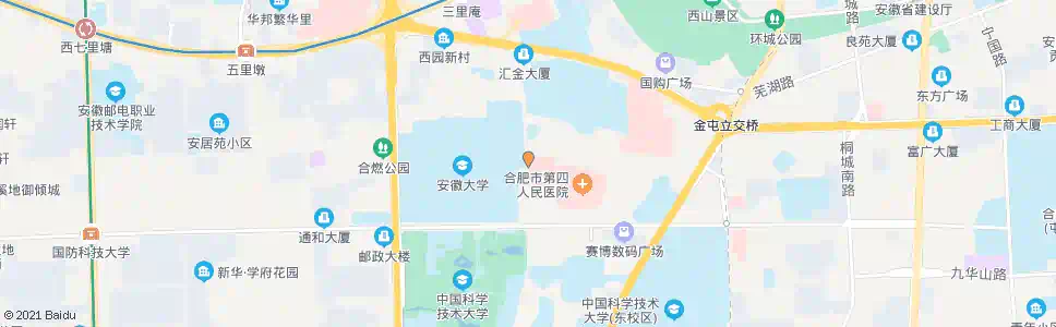 合肥省胸科医院_公交站地图_合肥公交_妙搜公交查询2025