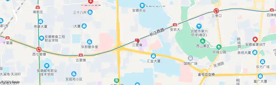 合肥庵门口_公交站地图_合肥公交_妙搜公交查询2025