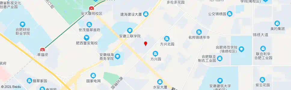合肥长安萨尔斯堡花园_公交站地图_合肥公交_妙搜公交查询2025
