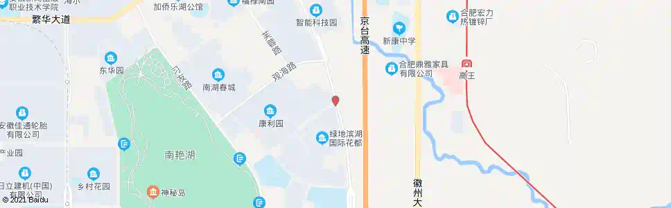 合肥滨湖国际花都_公交站地图_合肥公交_妙搜公交查询2025