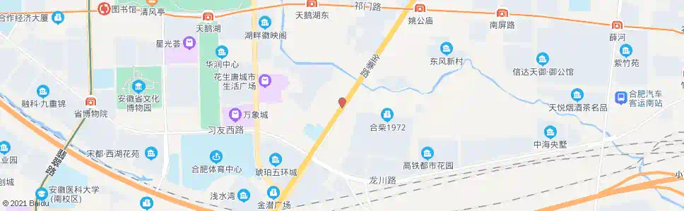 合肥柴油机厂_公交站地图_合肥公交_妙搜公交查询2025