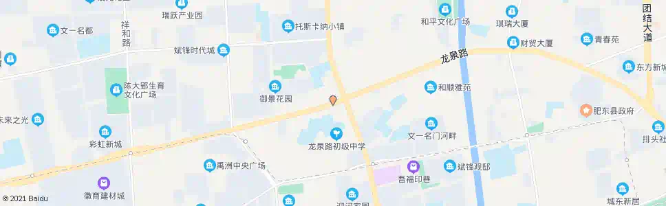 合肥肥东二中(南)_公交站地图_合肥公交_妙搜公交查询2025