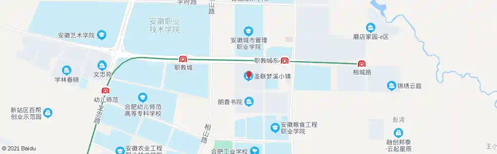 合肥梦溪小城西_公交站地图_合肥公交_妙搜公交查询2025
