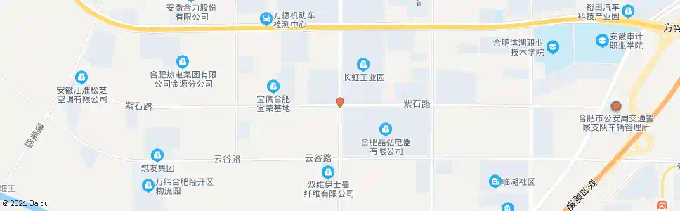 合肥紫石路_公交站地图_合肥公交_妙搜公交查询2025