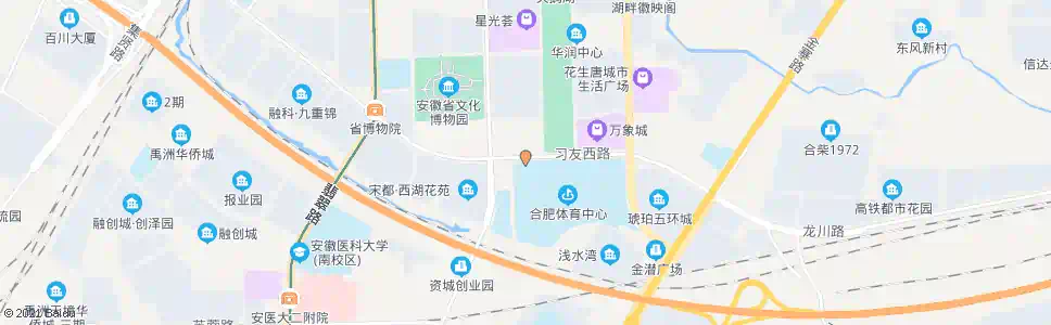 合肥体育馆_公交站地图_合肥公交_妙搜公交查询2025