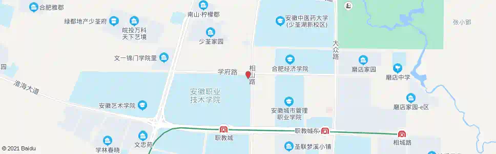 合肥教师公寓_公交站地图_合肥公交_妙搜公交查询2025