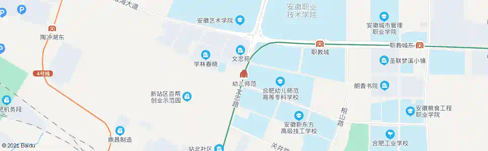 合肥幼儿师范_公交站地图_合肥公交_妙搜公交查询2025