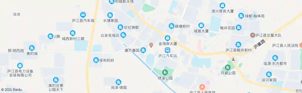 合肥庐江地税局_公交站地图_合肥公交_妙搜公交查询2025