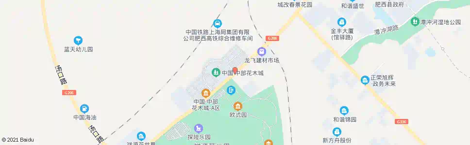 合肥花木城_公交站地图_合肥公交_妙搜公交查询2025