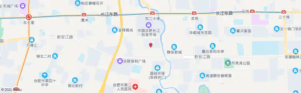 合肥东二十埠南_公交站地图_合肥公交_妙搜公交查询2025