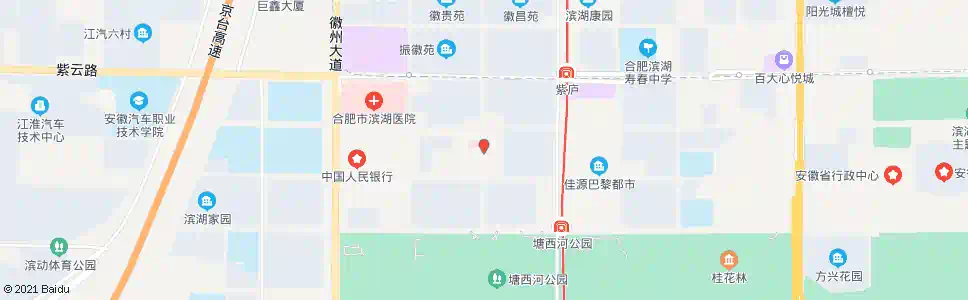 合肥天山公园_公交站地图_合肥公交_妙搜公交查询2025
