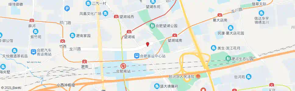 合肥庐川路口东_公交站地图_合肥公交_妙搜公交查询2025