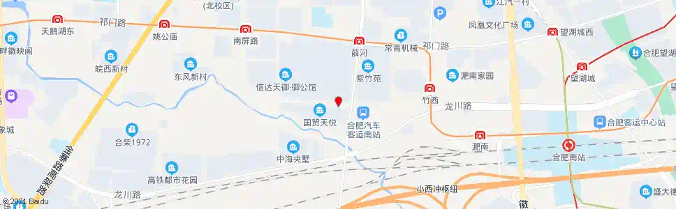 合肥南门换乘中心_公交站地图_合肥公交_妙搜公交查询2025