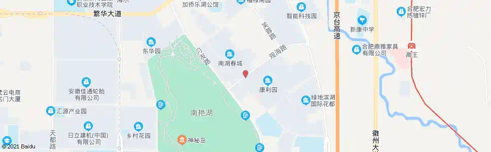 合肥康利园_公交站地图_合肥公交_妙搜公交查询2025