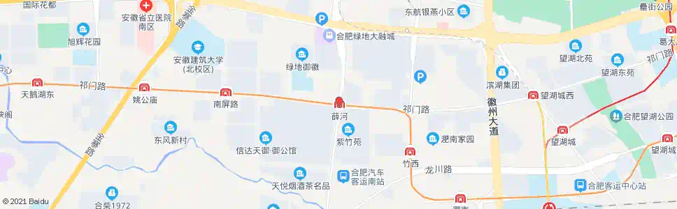 合肥薛河_公交站地图_合肥公交_妙搜公交查询2025